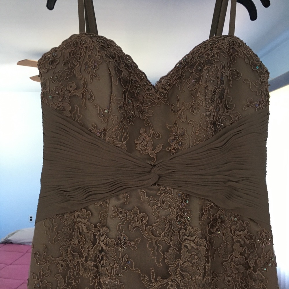 Beautiful Coco Colored Spaghetti Strap - image 1